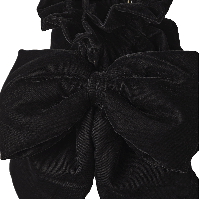 Belle Velvet Bow Bag