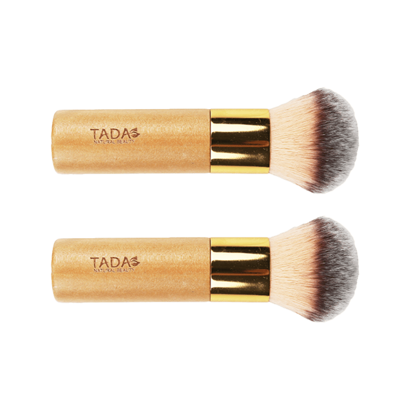 Natural Wood Multi-Purpose Kabuki Brush (2 Pack)