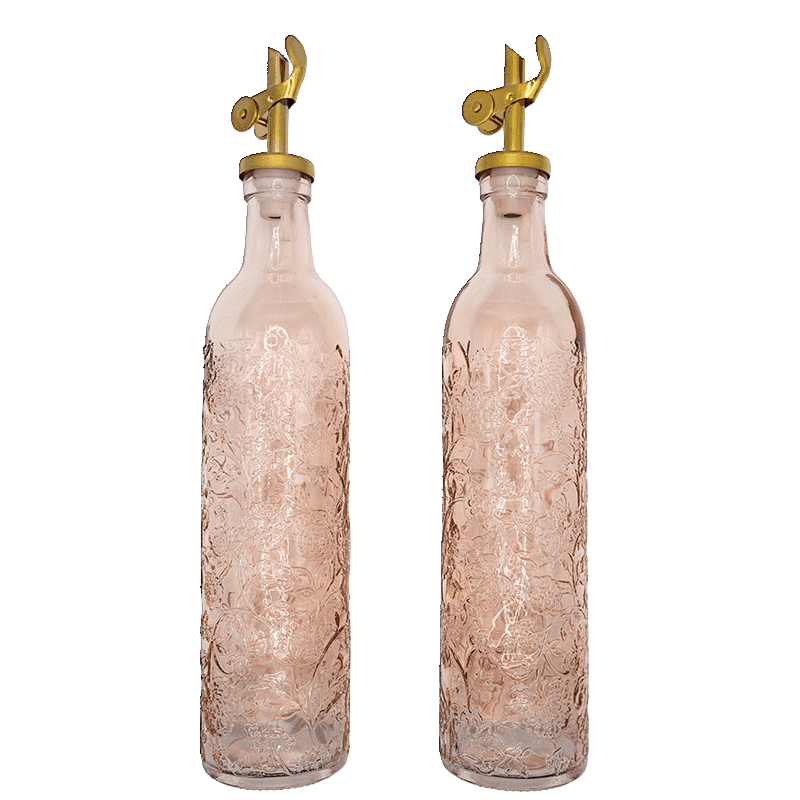 Glass Oil & Vinegar Dispenser Set