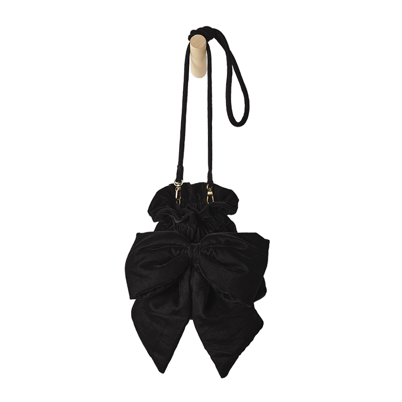 Belle Velvet Bow Bag