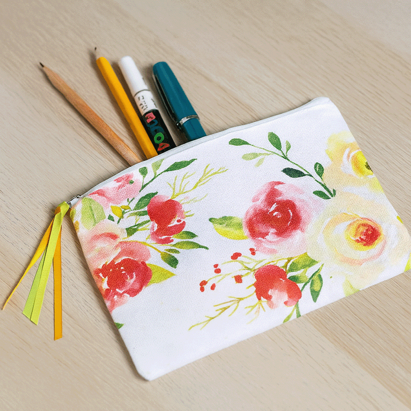 Floral Cosmetic Pouch (2 Pack)