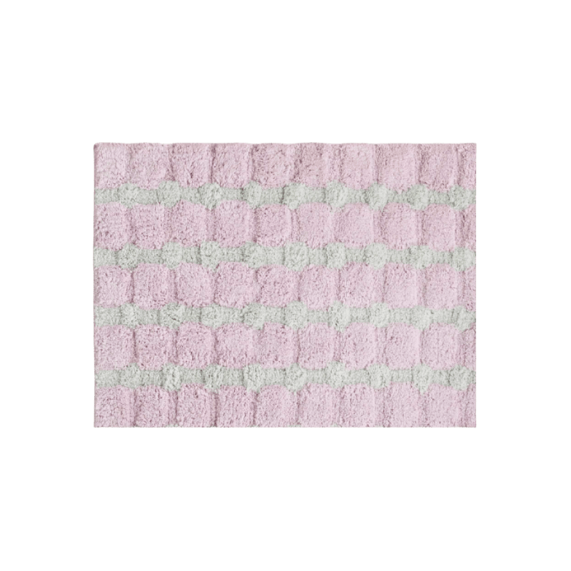 Martex Sculpted Bath Rug- Lilac/Grey