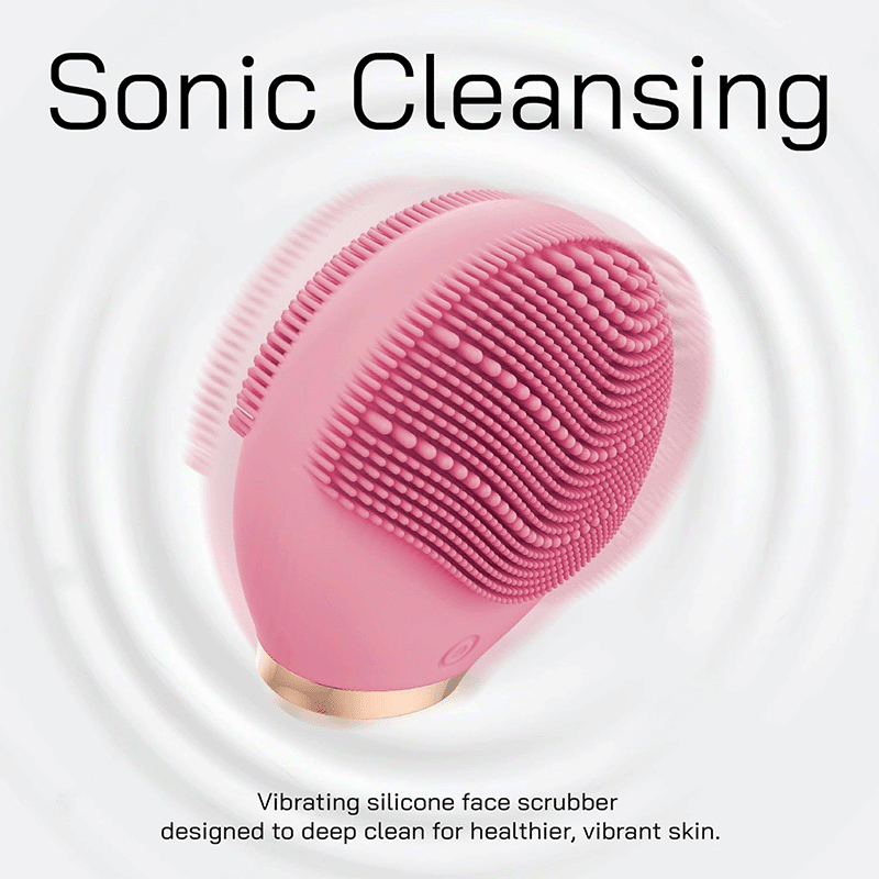 Travel Silicone Facial Brush and Massager