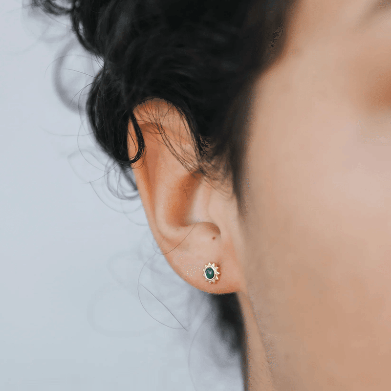 Sun Stud - Malachite