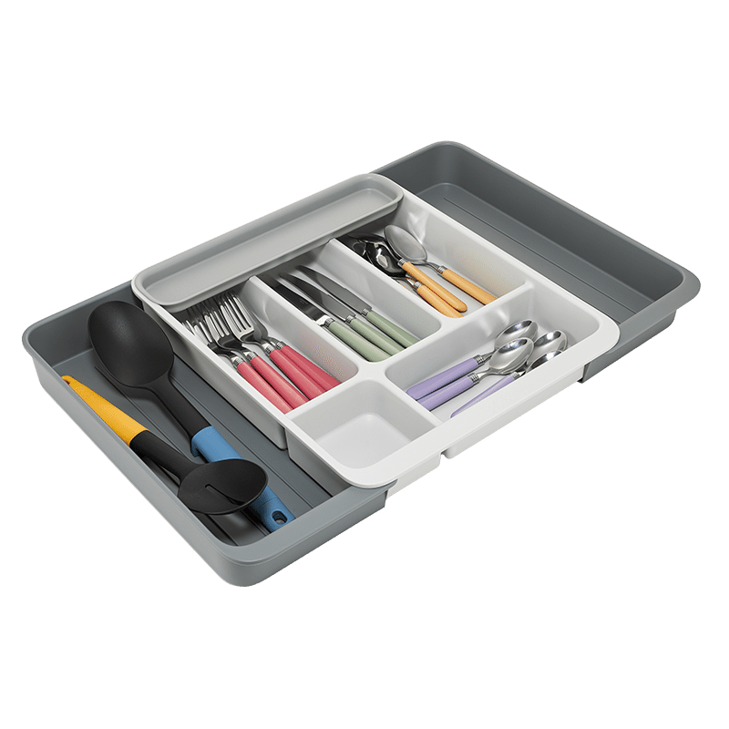 DrawerStore Expanding Cutlery, Utensil, & Gadget Organizer