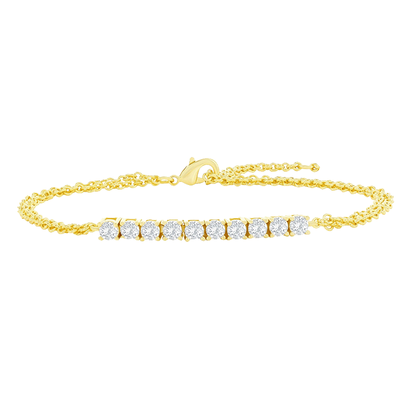 Crystal Bar Bracelet