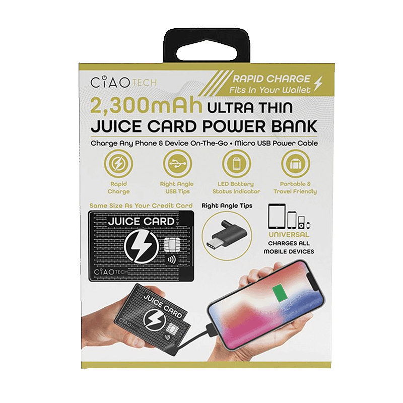 2300mAh Ultra Thin Power Bank
