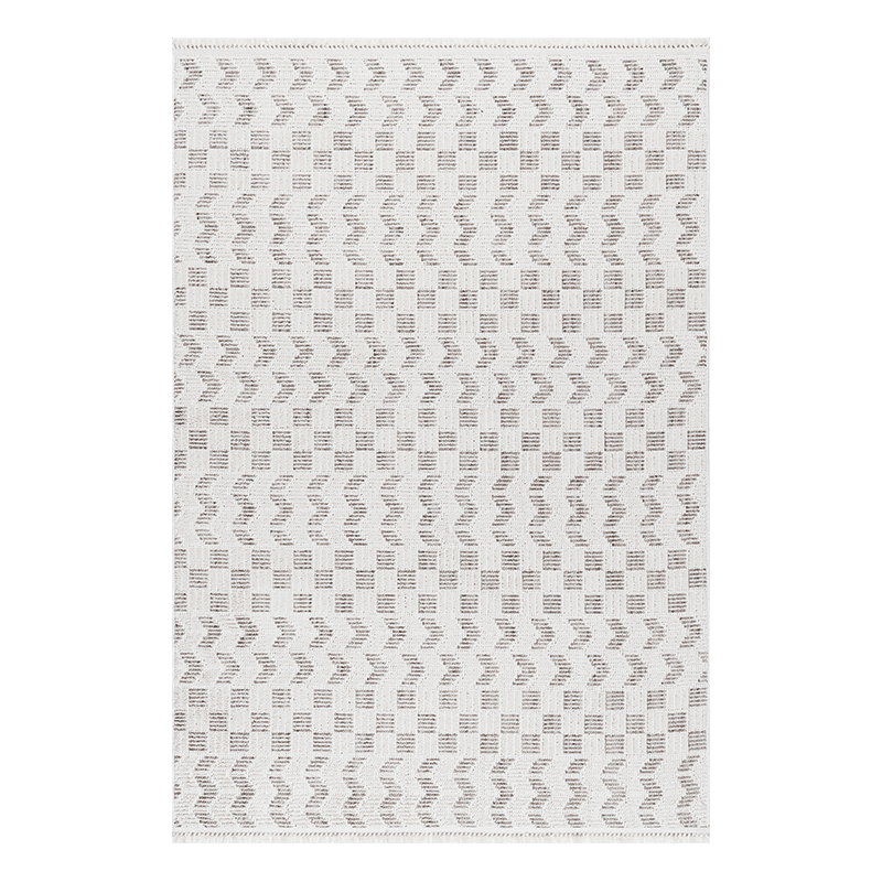 Allona Geometric Tassels Area Rug