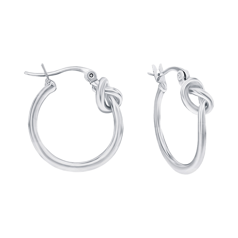 Tied Up Hoop Earrings