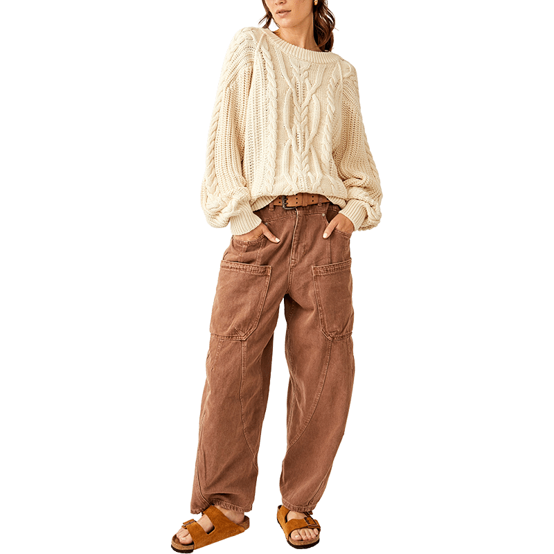 Frankie Cable Sweater - S