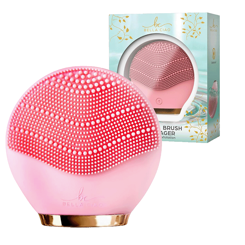 Travel Silicone Facial Brush and Massager