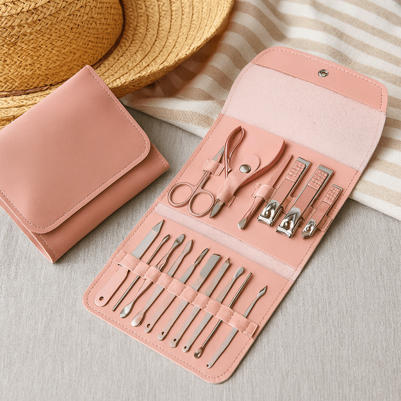 16 Piece Manicure Set with Case