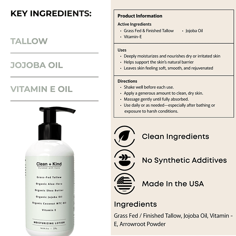 Unscented Natural Body Lotion