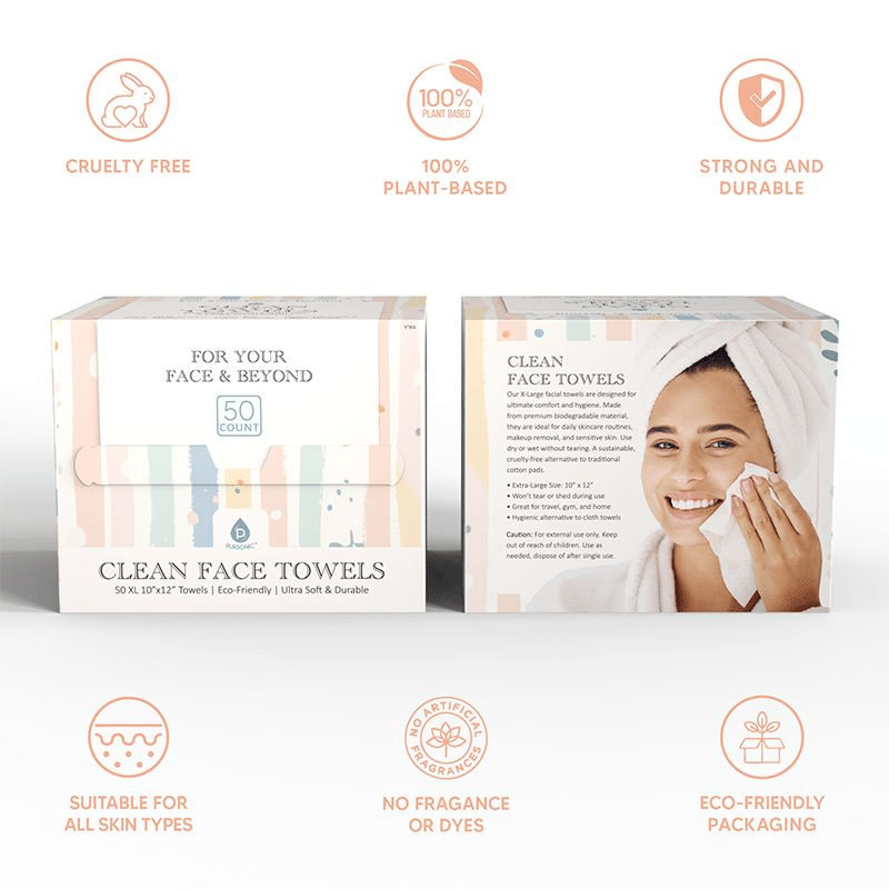 Disposable Face Towels (50 Pack)