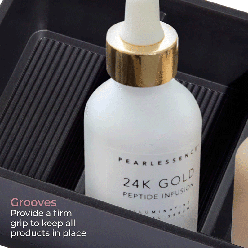 4 Slot Cosmetic Drawer Organizer (2 Pack)