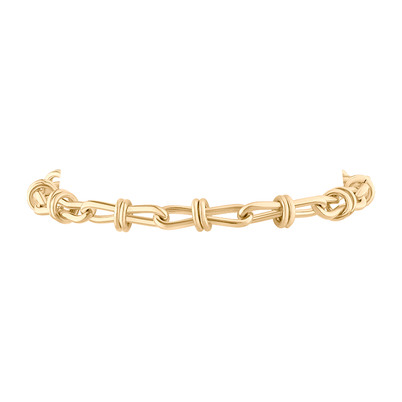 Ringed Infinity Link Bracelet