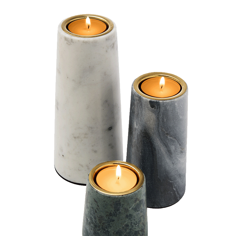 Artisan Marble Votive Set