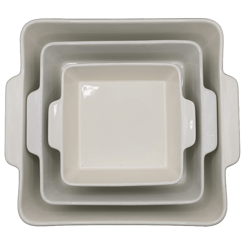 3 Piece Ceramic Bakeware Set