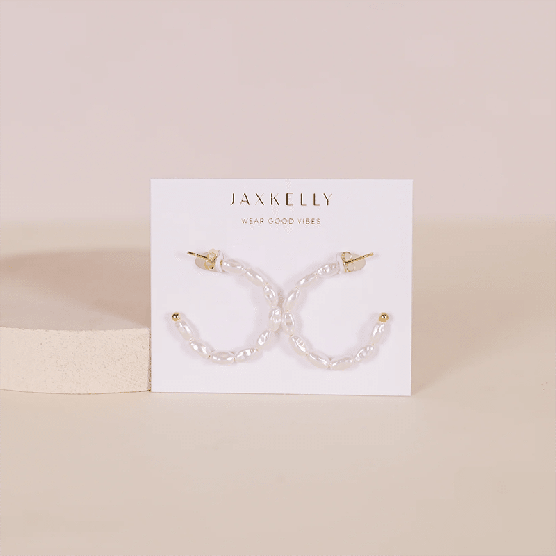 Everday Pearl Hoop