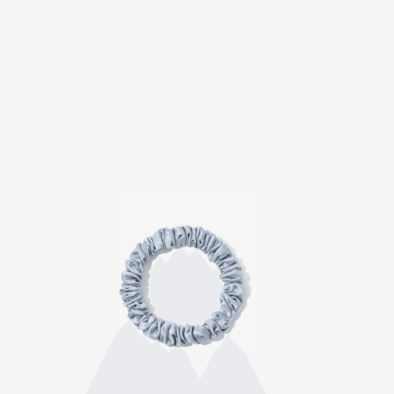 Silky Scrunchies - 6 Pack (Blue Multi)