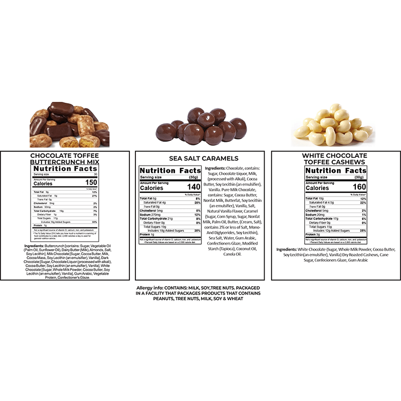 Caramel Toffee Crunch Snack Stack