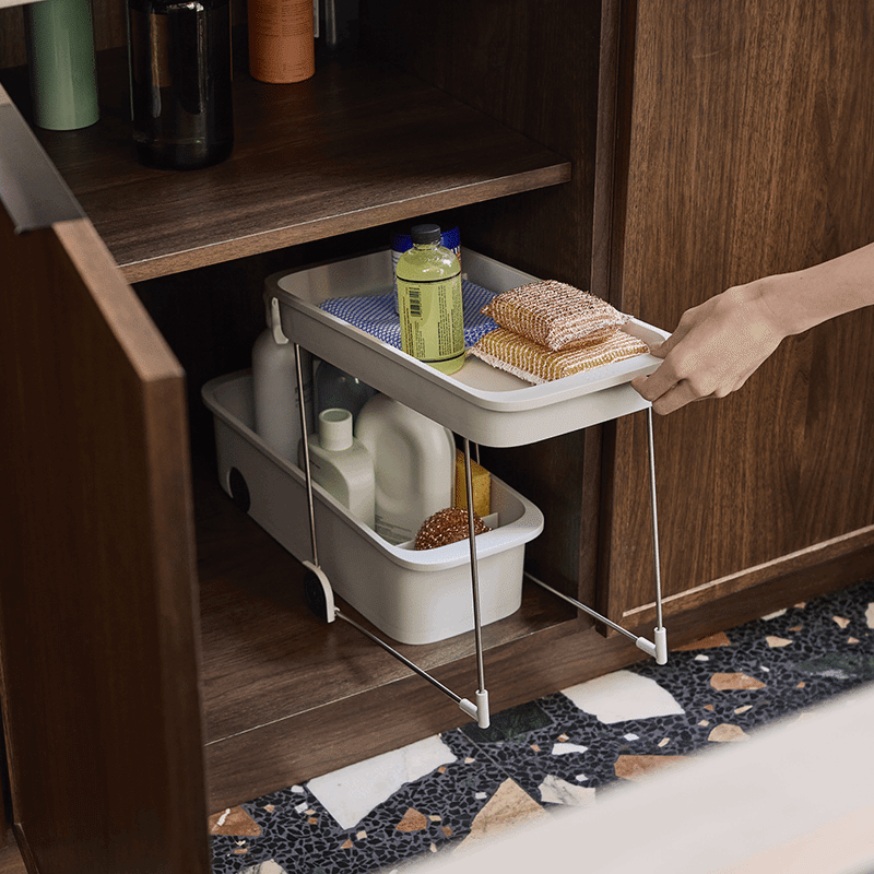 CupboardStore 2 Tier Storage Caddy
