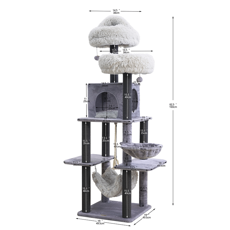  Bradbury 62.5" 7-Level Cat Tree