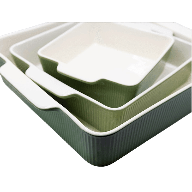 3 Piece Ceramic Bakeware Set