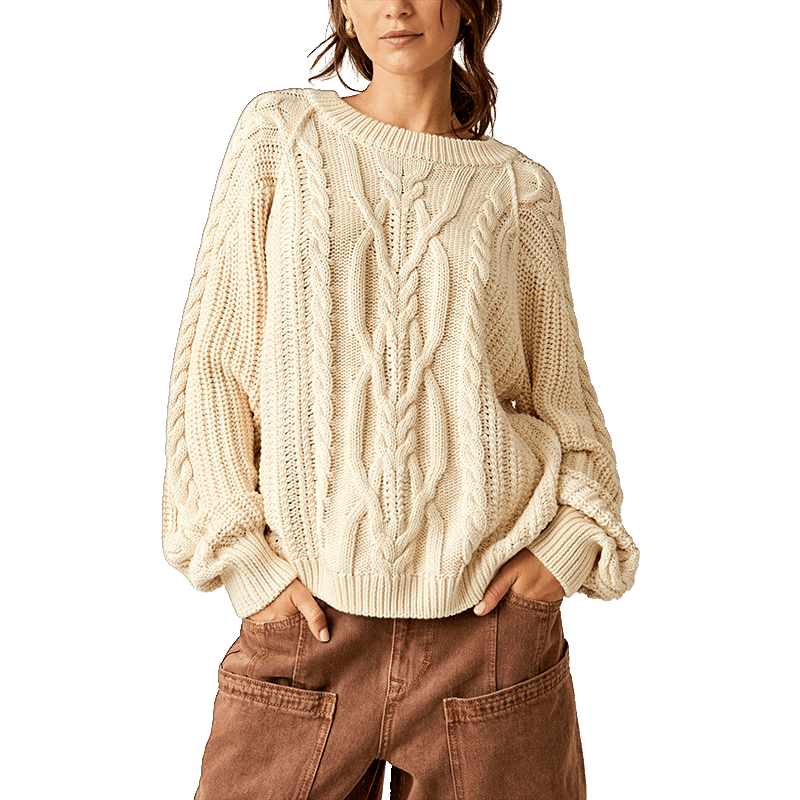 Frankie Cable Sweater - S