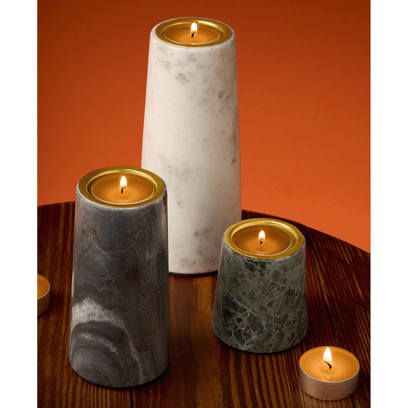 Artisan Marble Votive Set