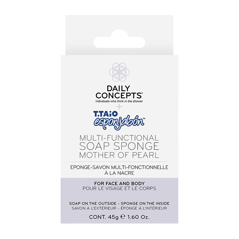Daily Mini Brightening Soap Sponge Mother of Pearl in a Box