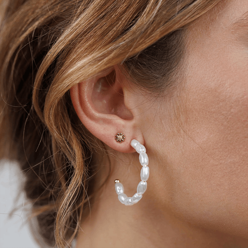 Everday Pearl Hoop