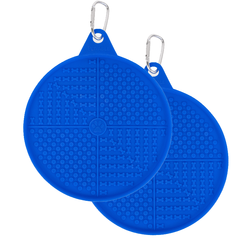 Lick Pad with Carabiner (2 Pack)