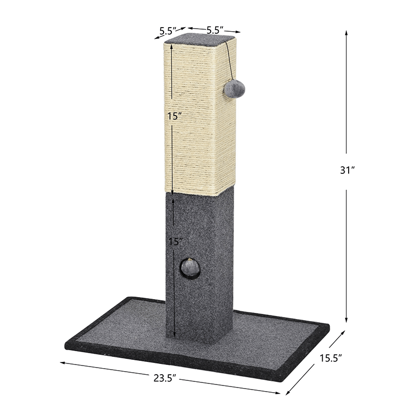 32" Minimalist Cat Scratching Post