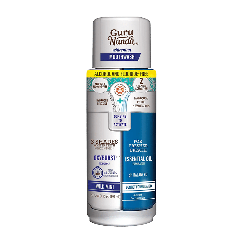 Dual Barrel Oxyburst Whitening Mouthwash 20 oz
