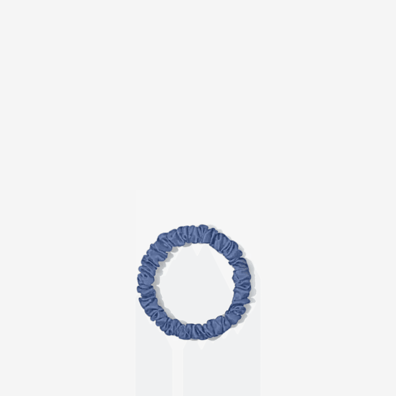 Silky Scrunchies - 6 Pack (Blue Multi)