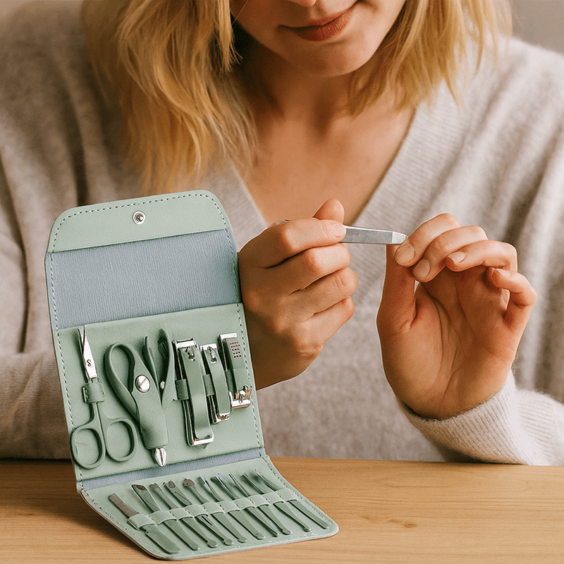16 Piece Manicure Set with Case