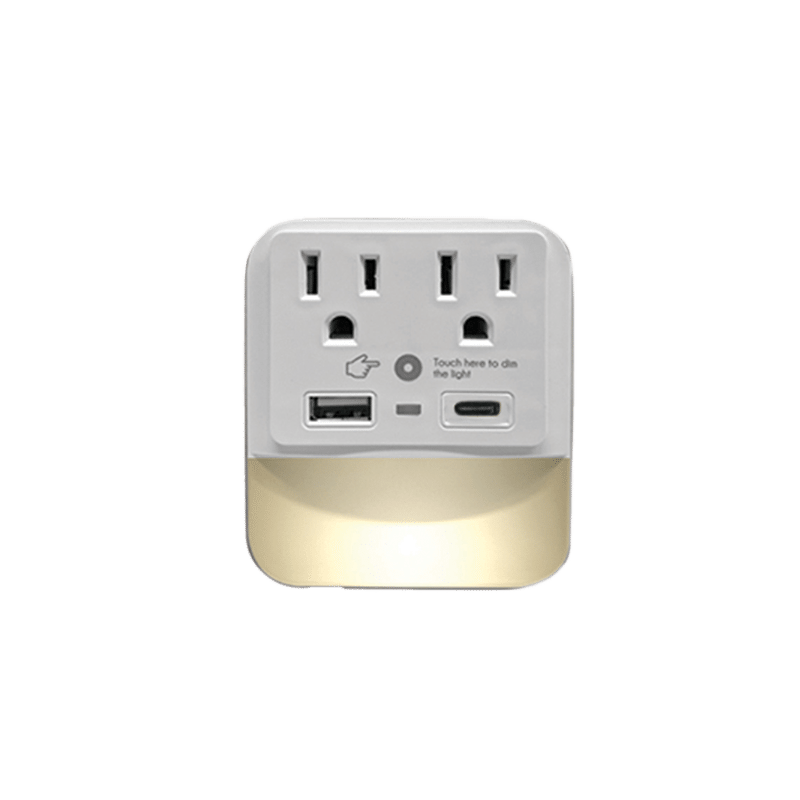 Multiport Charging Station with LED Light