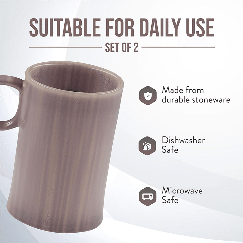 Stoneware Mug (2 Pack) 