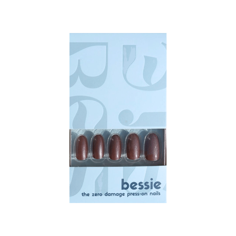 Glazed Espresso Press On Nails