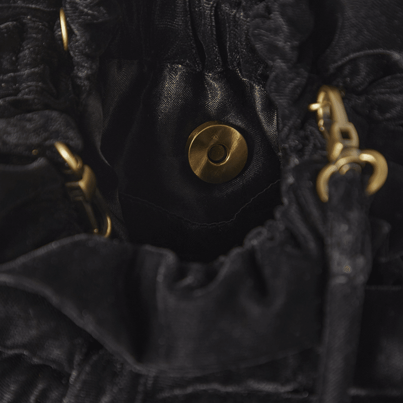 Belle Velvet Bow Bag