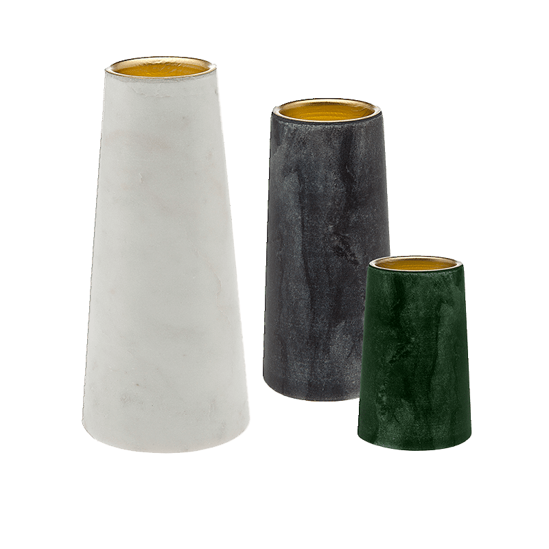 Artisan Marble Votive Set