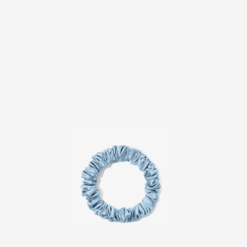 Silky Scrunchies - 6 Pack (Blue Multi)