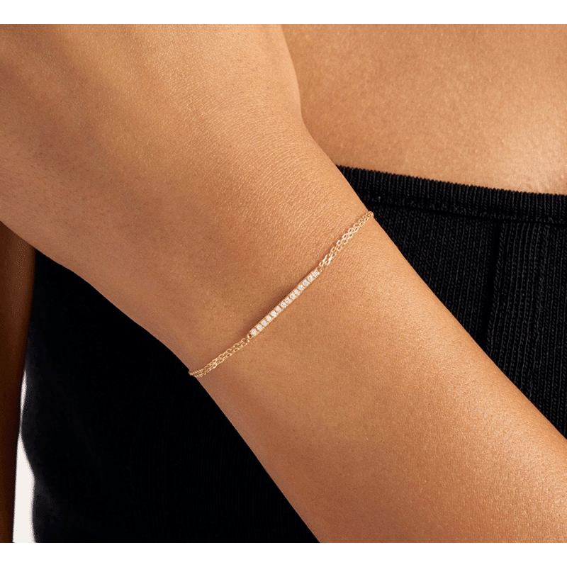 Crystal Bar Bracelet