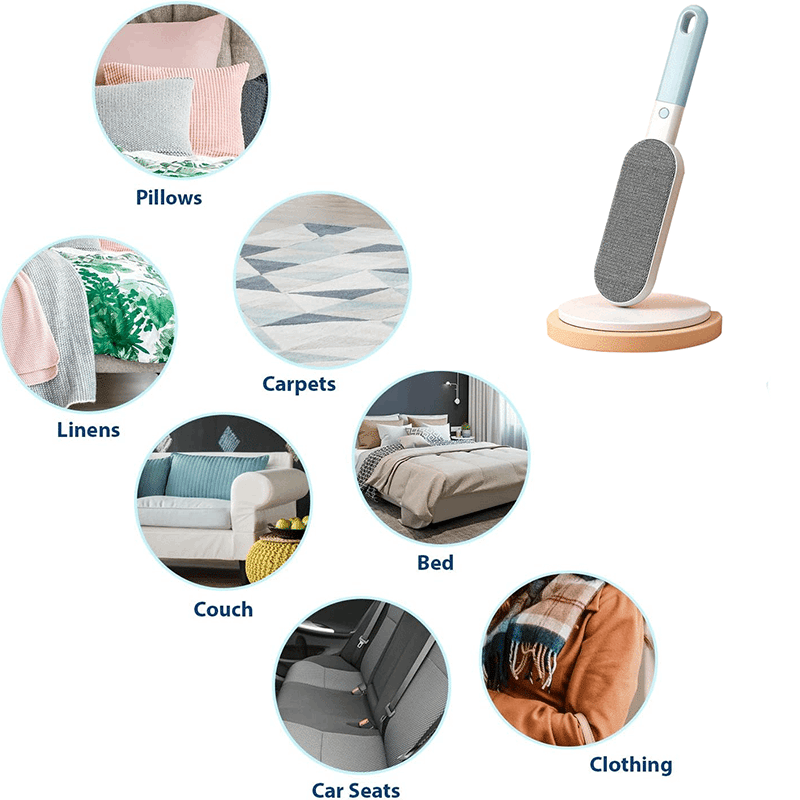 Dual-Sided Pet Hair Remover (2 Pack)