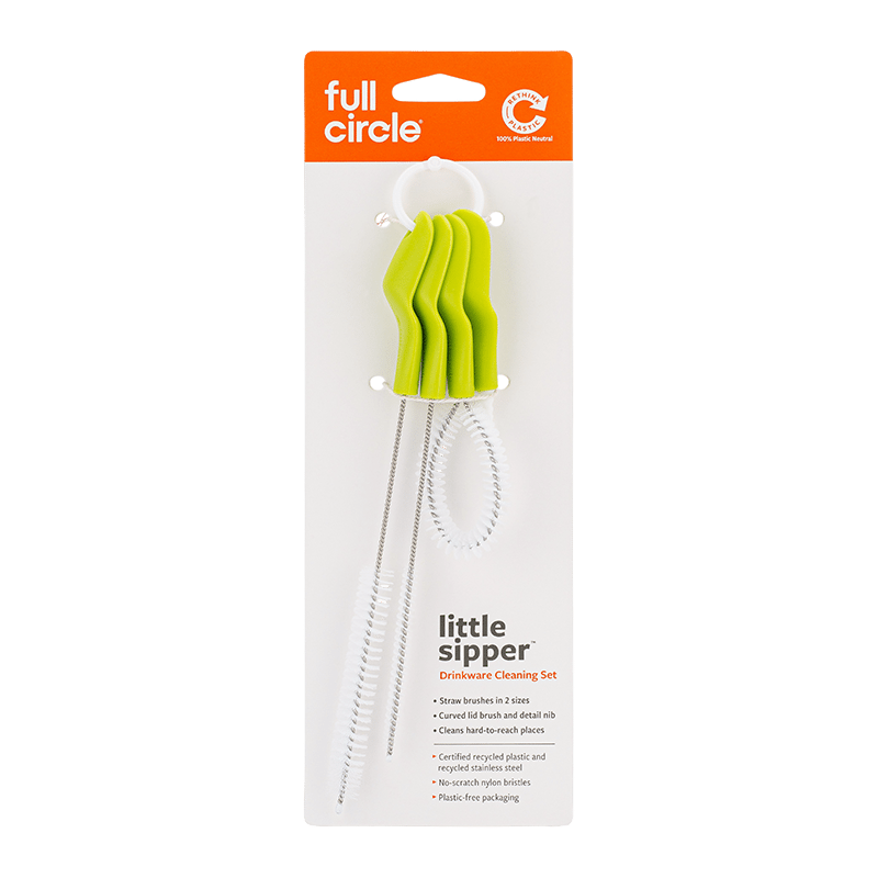 Green - Drinkware Cleaning Set