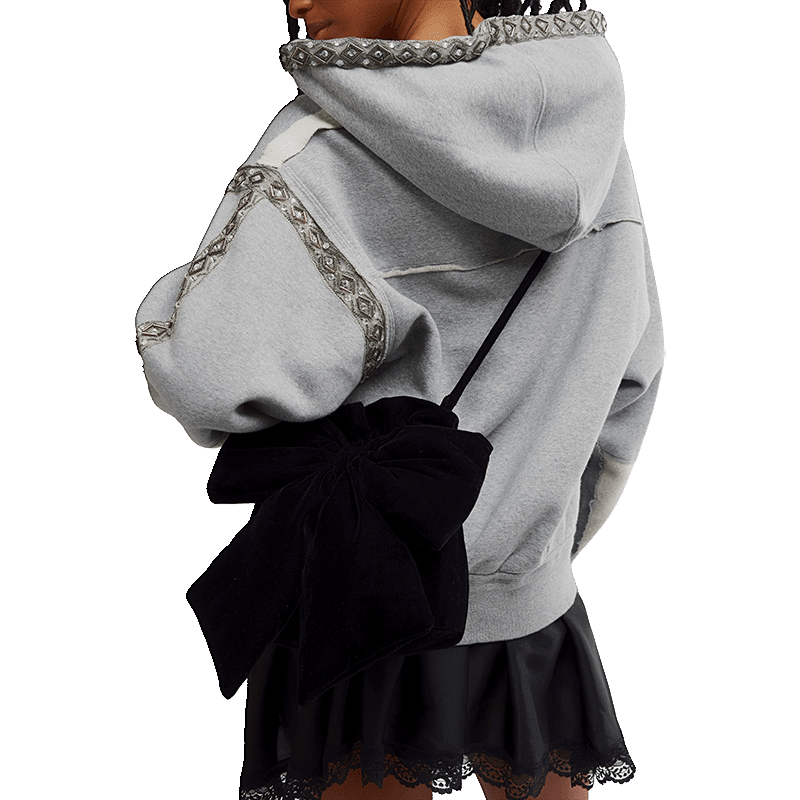 Belle Velvet Bow Bag