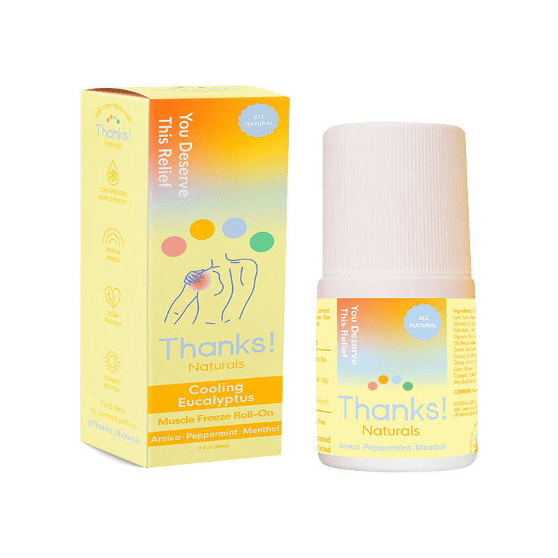 cooling eucalyptus mini muscle freeze roll-on