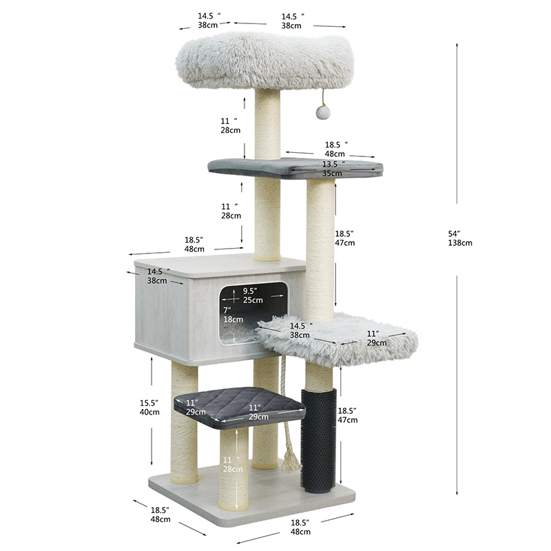54" Kasio Cat Tree