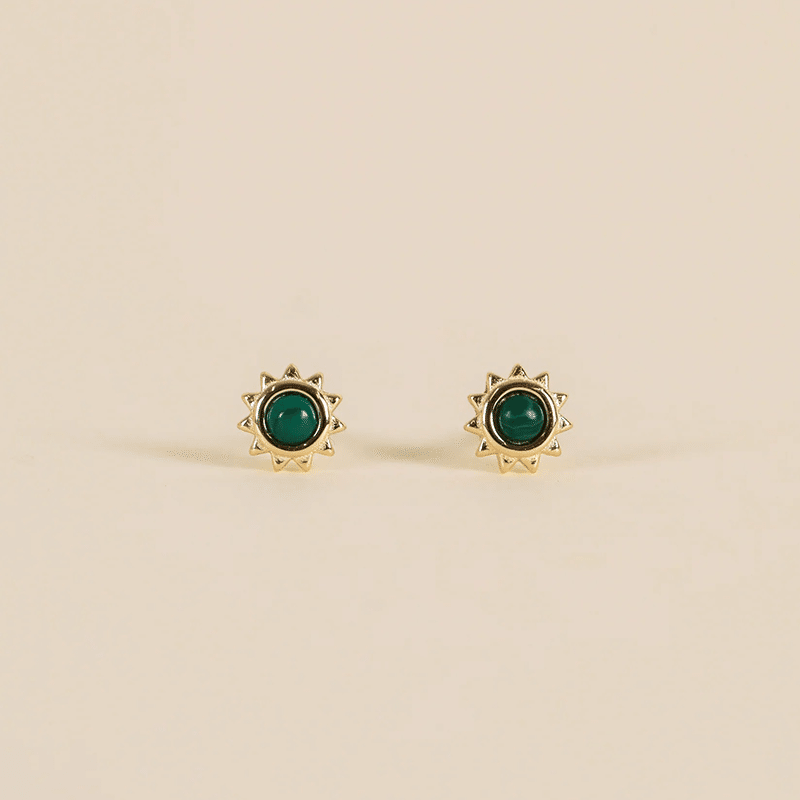 Sun Stud - Malachite